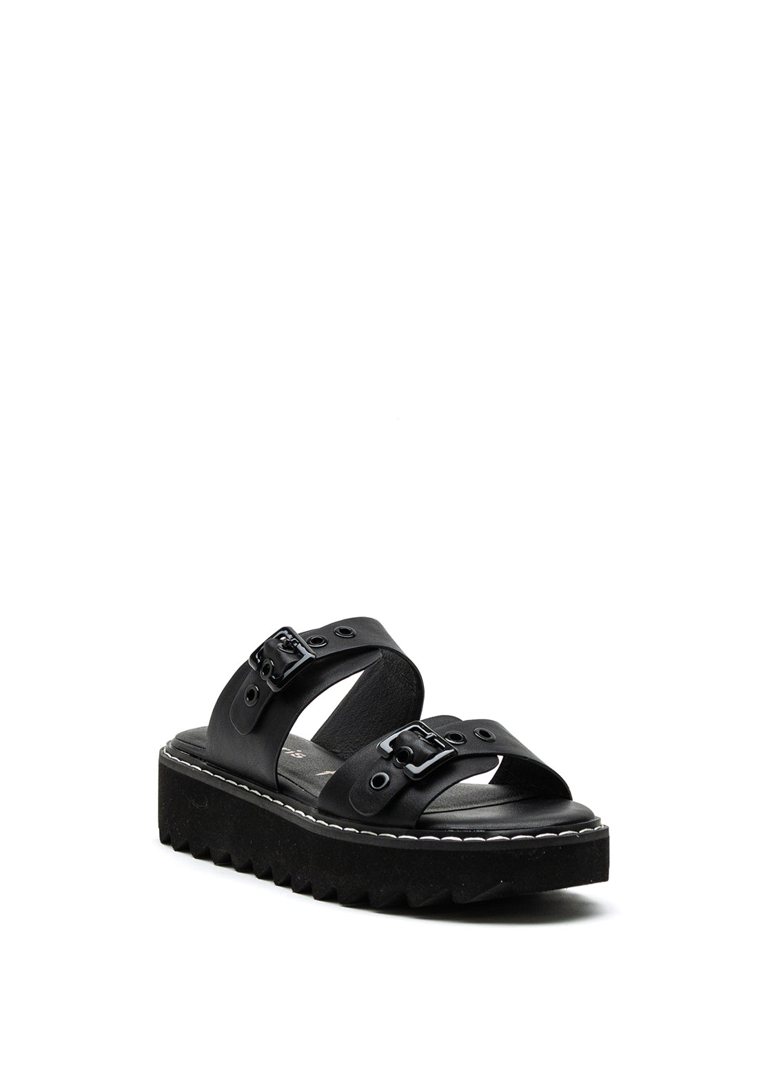 Tamaris Chunky Sole Platform Slider, Black