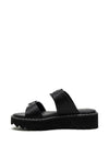 Tamaris Chunky Sole Platform Slider, Black