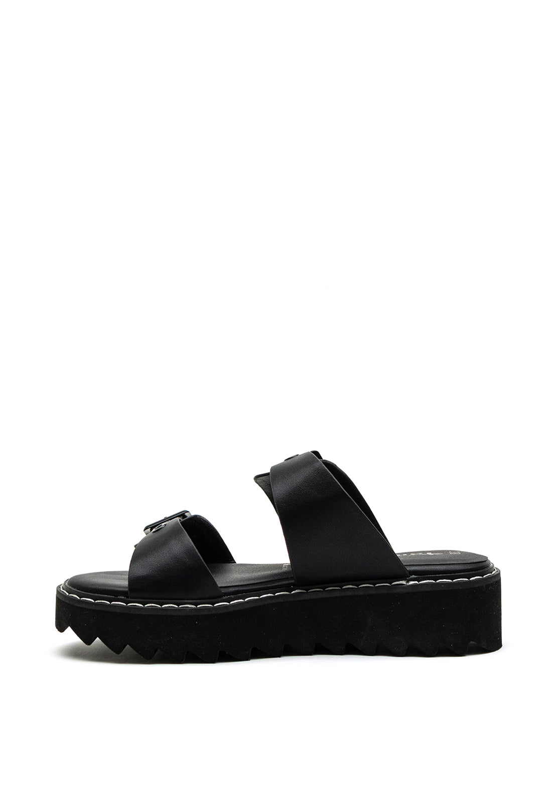Tamaris Chunky Sole Platform Slider, Black