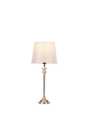 Tara Home Interiors Dani Mini Buffet Lamp, Silver/Grey