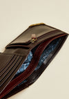 Ted Baker Korning Leather Coin Wallet, Chocolate