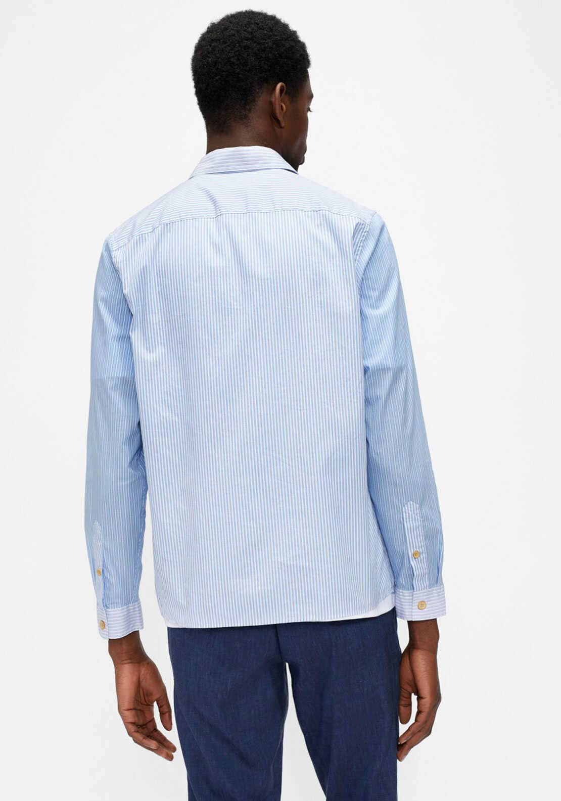 Ted Baker Starrin Mixed Striped Shirt, Blue