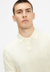Ted Baker Youfroz Textured Polo Shirt, Cream