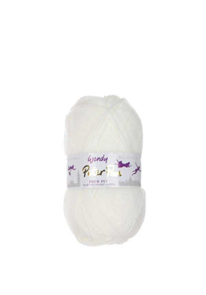 Wendy Peter Pan Four Ply Wool, 330 Soft Cream