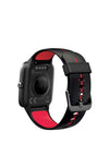 TechMade Move Smartwatch, Black & Red