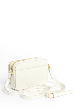 Ted Baker Stina Croc Effect Cross Body Mini Camera Bag, Ivory