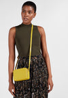 Ted Baker Stina Croc Effect Cross Body Mini Camera Bag, Yellow