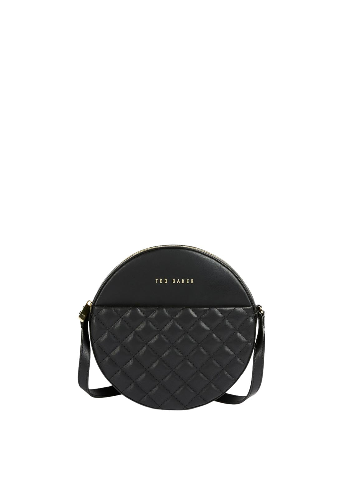Ted Baker Cirus Quilted Circle Crossbody Bag, Black