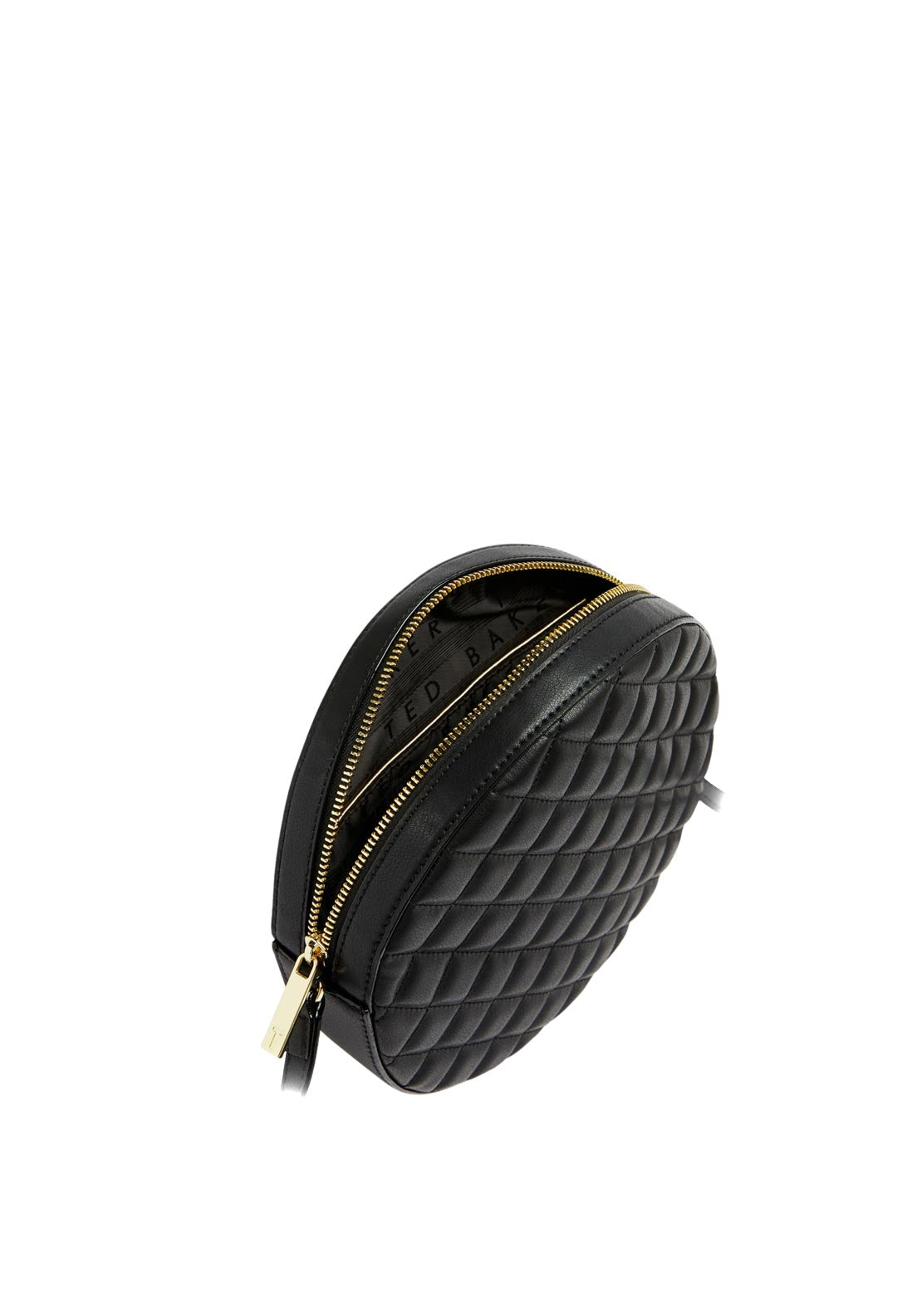 Ted Baker Cirus Quilted Circle Crossbody Bag, Black