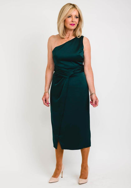 ted baker green one shoulder dress Clearance Hethia Ted Baker Hethia Dress Ted Baker Green One Shoulder Dress  Green Ted Baker Dress Ted Baker