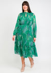 Ted Baker Rosiiie Serendipity Pleated Midi Dress, Green