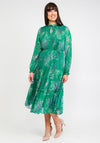 Ted Baker Rosiiie Serendipity Pleated Midi Dress, Green