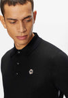 Ted Baker Wembley Core Long Sleeved Polo Shirt, Black