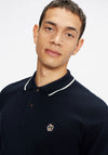Ted Baker Fulhumm Long Sleeved Polo Shirt, Navy