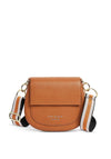 Ted Baker Amali Leather Woven Strap Cross Body Bag, Tan