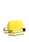 Ted Baker Amerrah Leather Woven Strap Camera Bag, Yellow