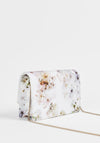 Ted Baker Vivvian Floral Print Evening Bag, Ivory Multi