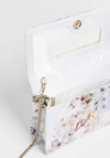 Ted Baker Vivvian Floral Print Evening Bag, Ivory Multi