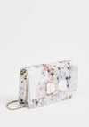 Ted Baker Vivvian Floral Print Evening Bag, Ivory Multi