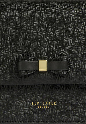 Ted Baker Arttie Bow Chain Leather Bag, Black