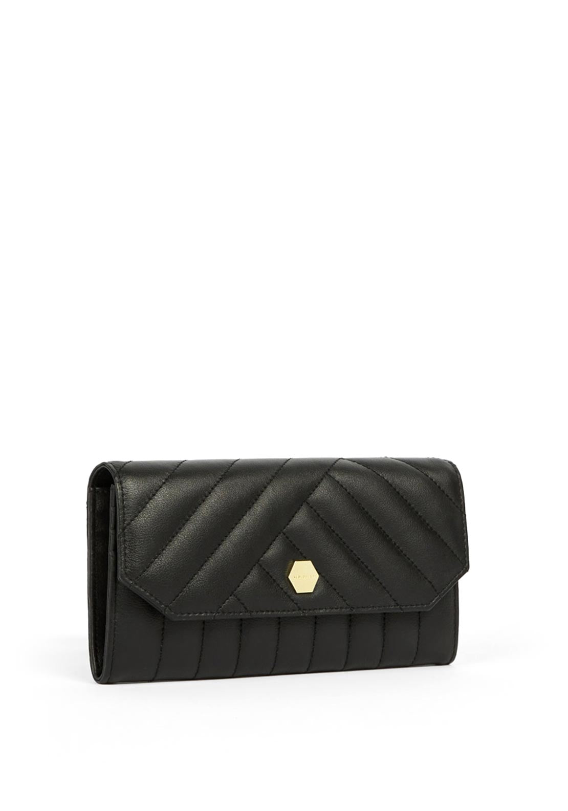 Ted Baker Selbet Quilted Envelope Purse, Black