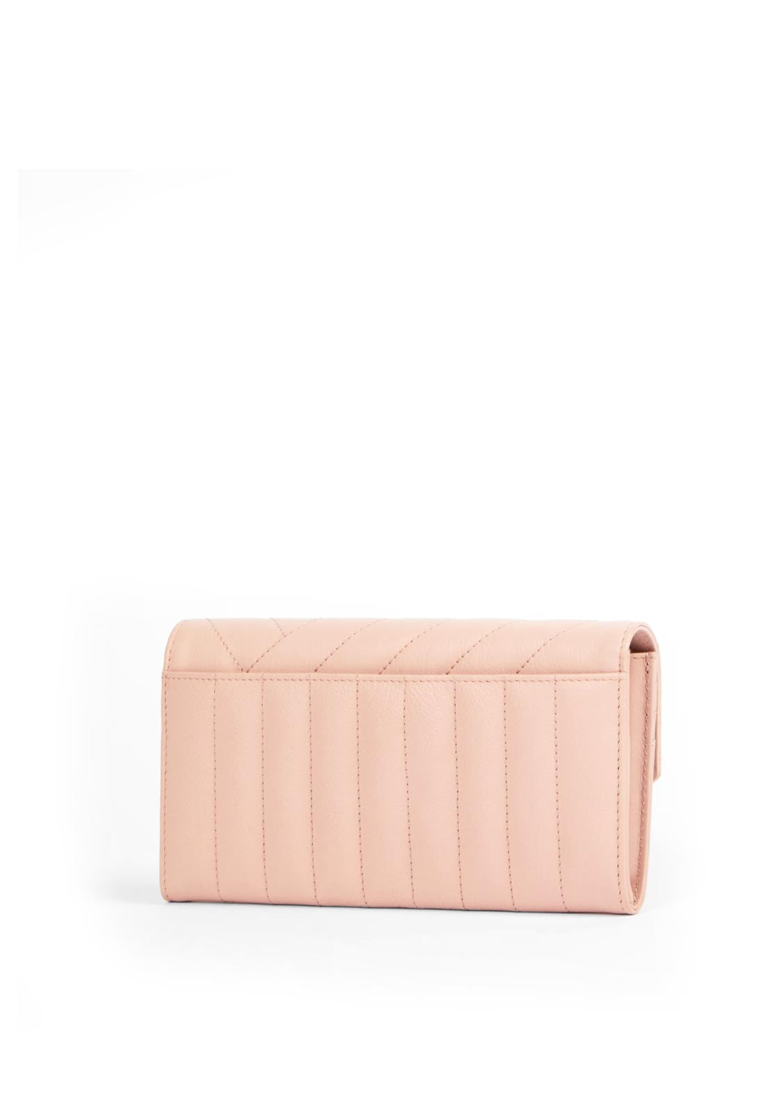 Ted Baker Selbet Quilted Envelope Purse, Mid-Pink