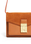 Ted Baker Kayleas Luggage Lock Detail Small Satchel Bag, Brown