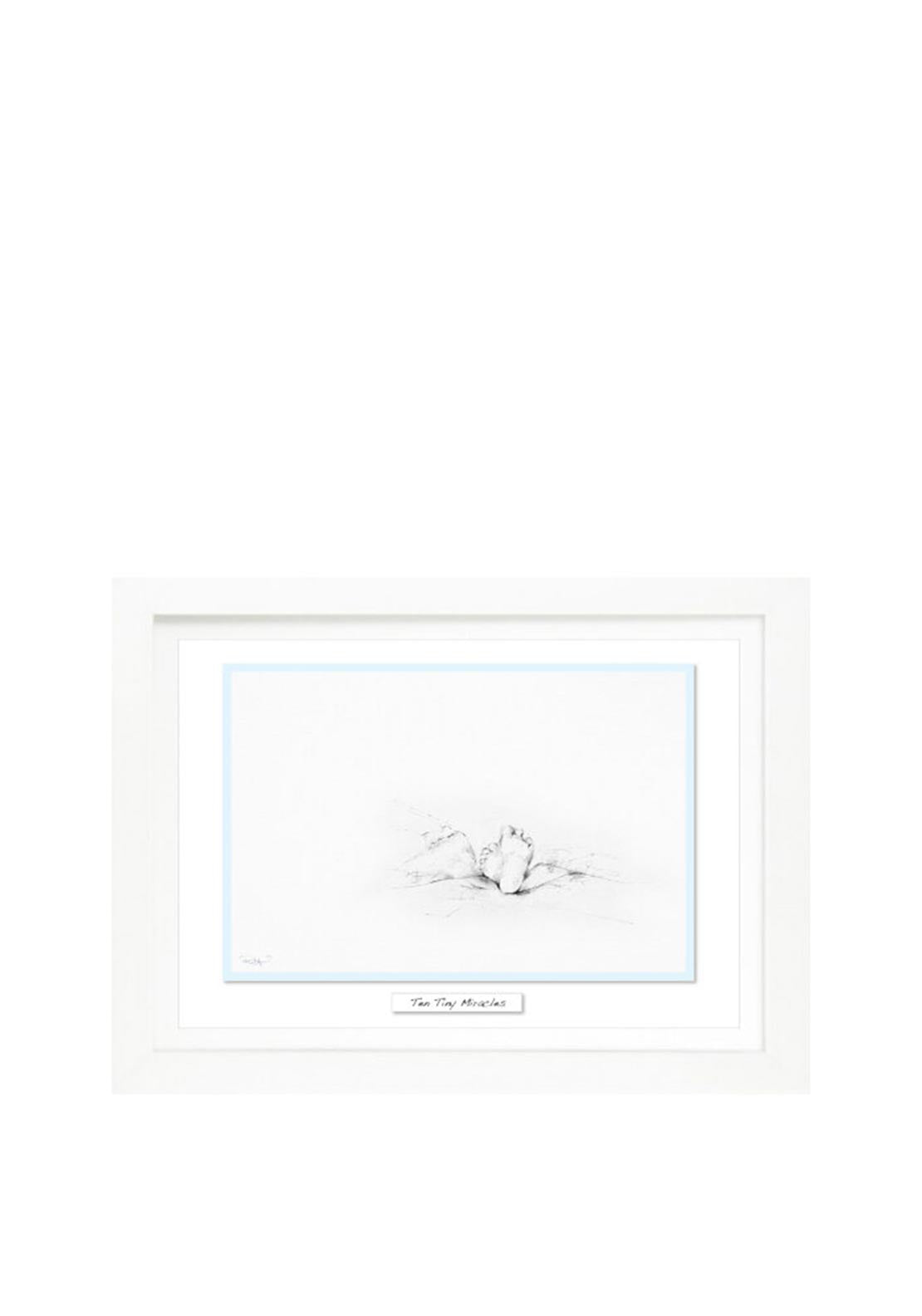 Rita Oates Wooden Framed Art, Ten Tiny Miracles Boy
