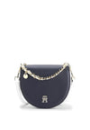 Tommy Hilfiger Chic Chain Strap Saddle Bag, Navy