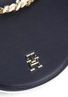 Tommy Hilfiger Chic Chain Strap Saddle Bag, Navy