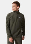 The North Face 100 Glacier Quarter Zip, New Taupe Green