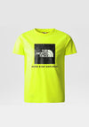 The North Face Boys Redbox Short Sleeve Tee, Led Yellow