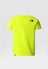 The North Face Boys Redbox Short Sleeve Tee, Led Yellow