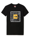 The North Face Boys Print Box T-shirt, Black
