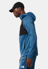 The North Face Mountain Athletics Hooded Full Zip Fleece, Banff Blue Dark Heather & TNF Black