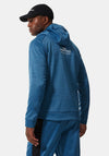The North Face Mountain Athletics Hooded Full Zip Fleece, Banff Blue Dark Heather & TNF Black