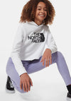 The North Face Girls Cropped Large Logo Hoodie, White