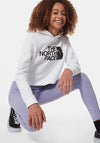 The North Face Girls Cropped Large Logo Hoodie, White