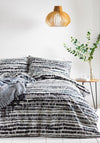 BRUSHSTROKE SKS DUVET SET INK