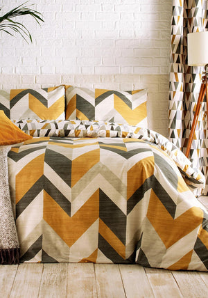 Paoletti Renovate Duvet Set, Gold