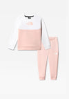 The North Face Toddler Girls Surgent Crew Set, Evening Sand Pink
