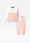 The North Face Toddler Girls Surgent Crew Set, Evening Sand Pink