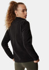 The North Face Women's 100 Glacier Quarter Zip Fleece, Black