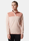 The North Face Womens Colour Block Fleece, Pink Multi