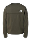 The North Face Boys Slacker Crew Jumper, Green
