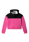 The North Face Girls Drew Peak Cropped Hoodie, Linara Pink