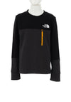 The North Face Boys Slacker Crew Jumper, Grey and Black