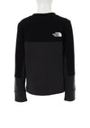 The North Face Boys Slacker Crew Jumper, Grey and Black