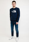 The North Face Mens Drew Peak Sweatshirt, Summit Navy