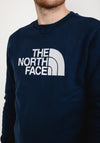 The North Face Mens Drew Peak Sweatshirt, Summit Navy